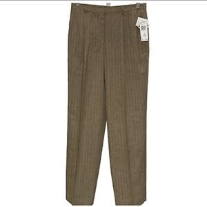 Jones New York Brown Herringbone Pants